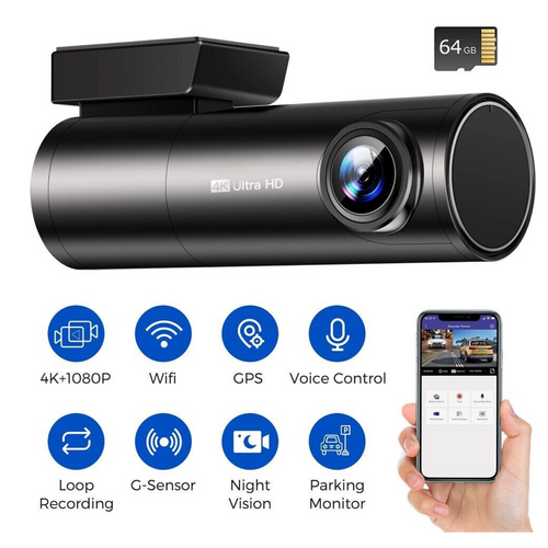 4K Front & Rear Dashcam Package