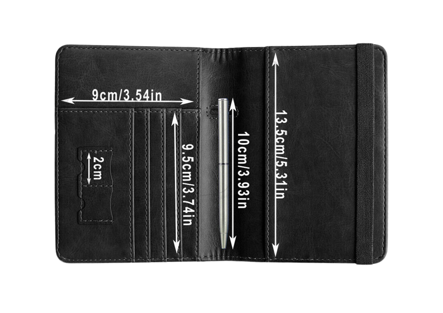 RFID Blocking Travel Passport Wallet