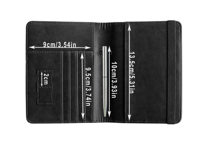 RFID Blocking Travel Passport Wallet