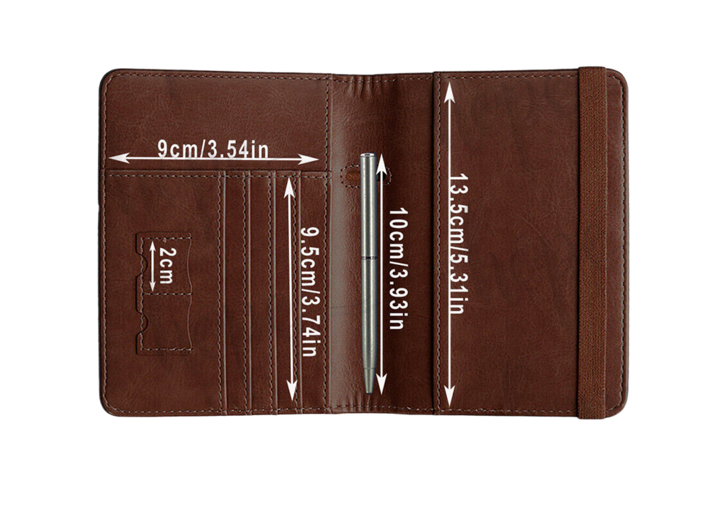 RFID Blocking Travel Passport Wallet