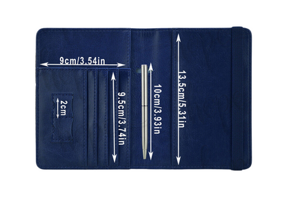 RFID Blocking Travel Passport Wallet