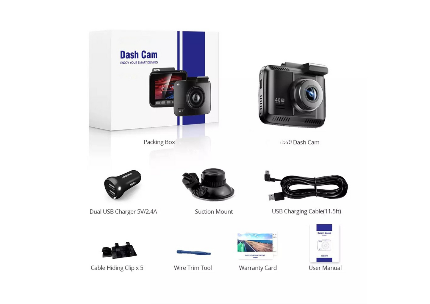 4K Driver Display Dashcamera