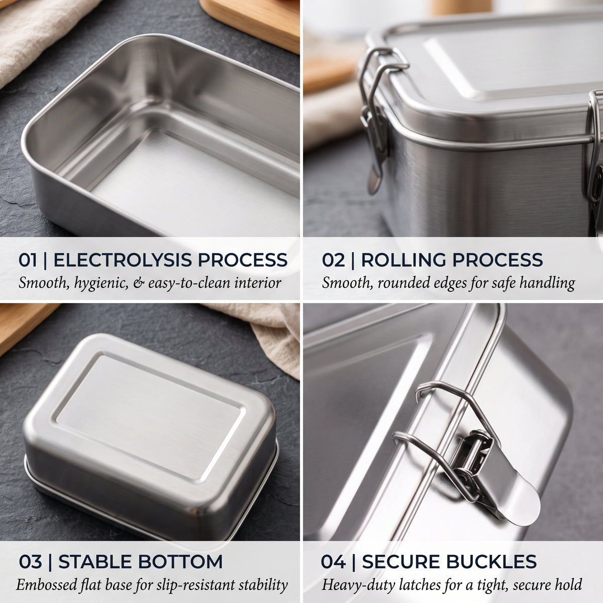 Stainless Steel Bento