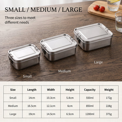 Stainless Steel Bento
