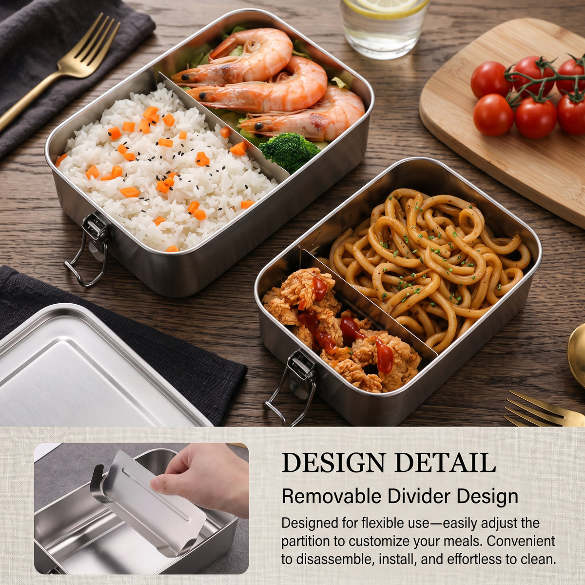 Stainless Steel Bento