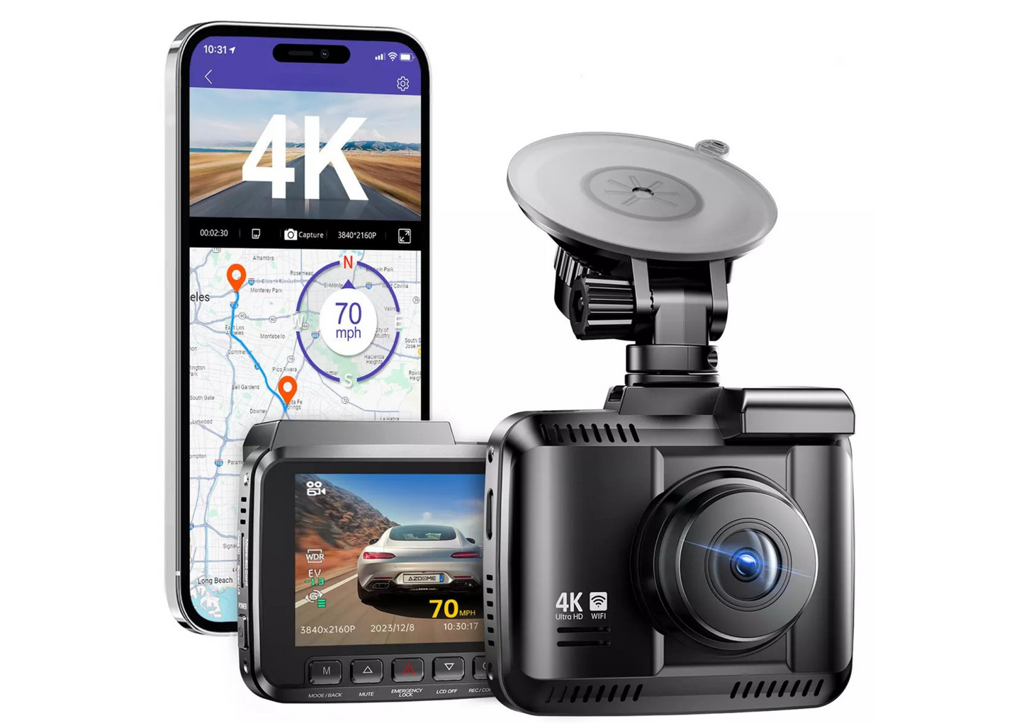 4K Driver Display Dashcamera
