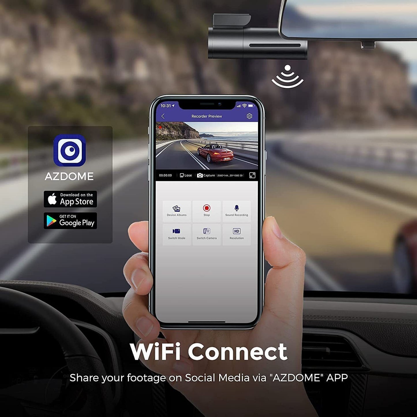 4K Front & Rear Dashcam Package