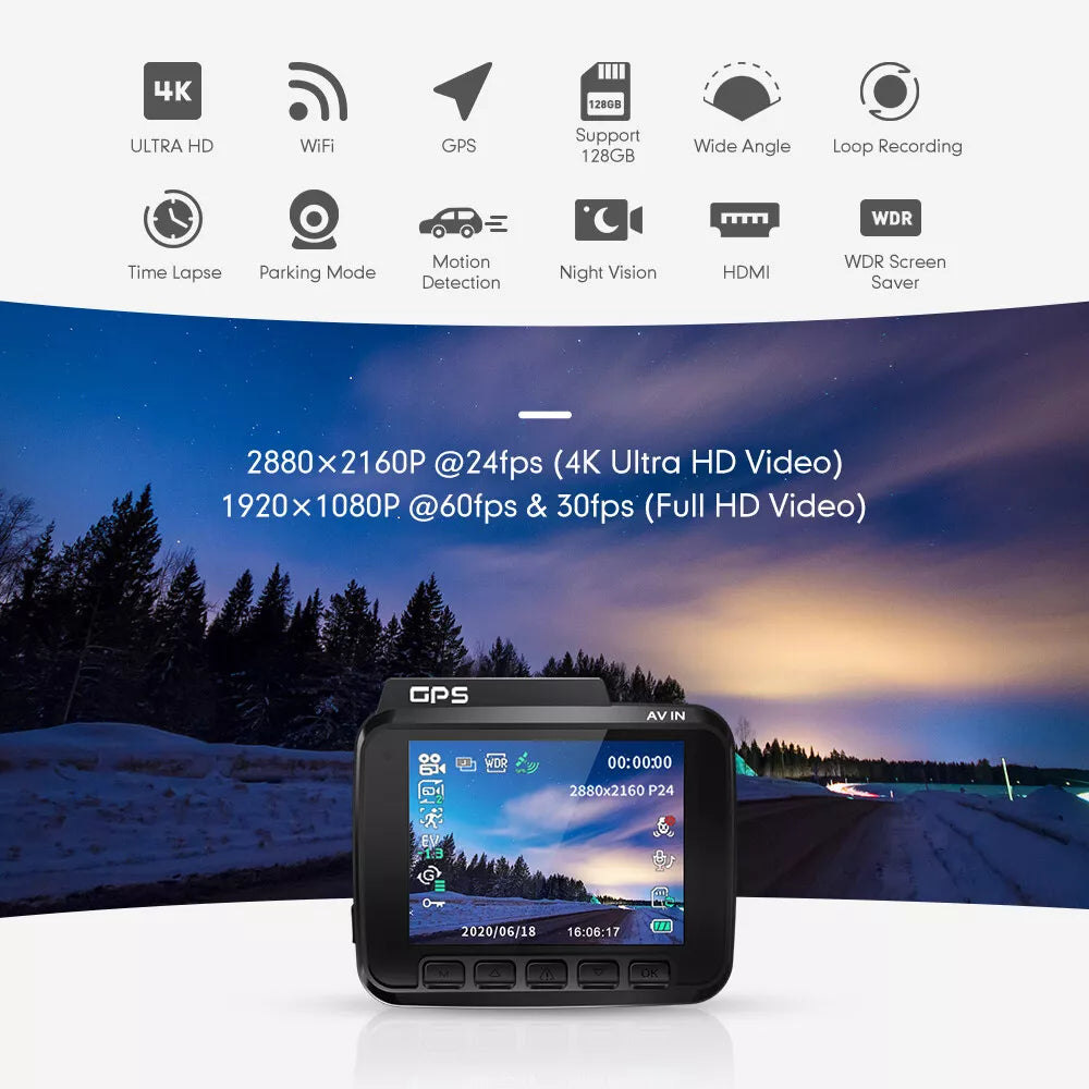 4K Driver Display Dashcamera