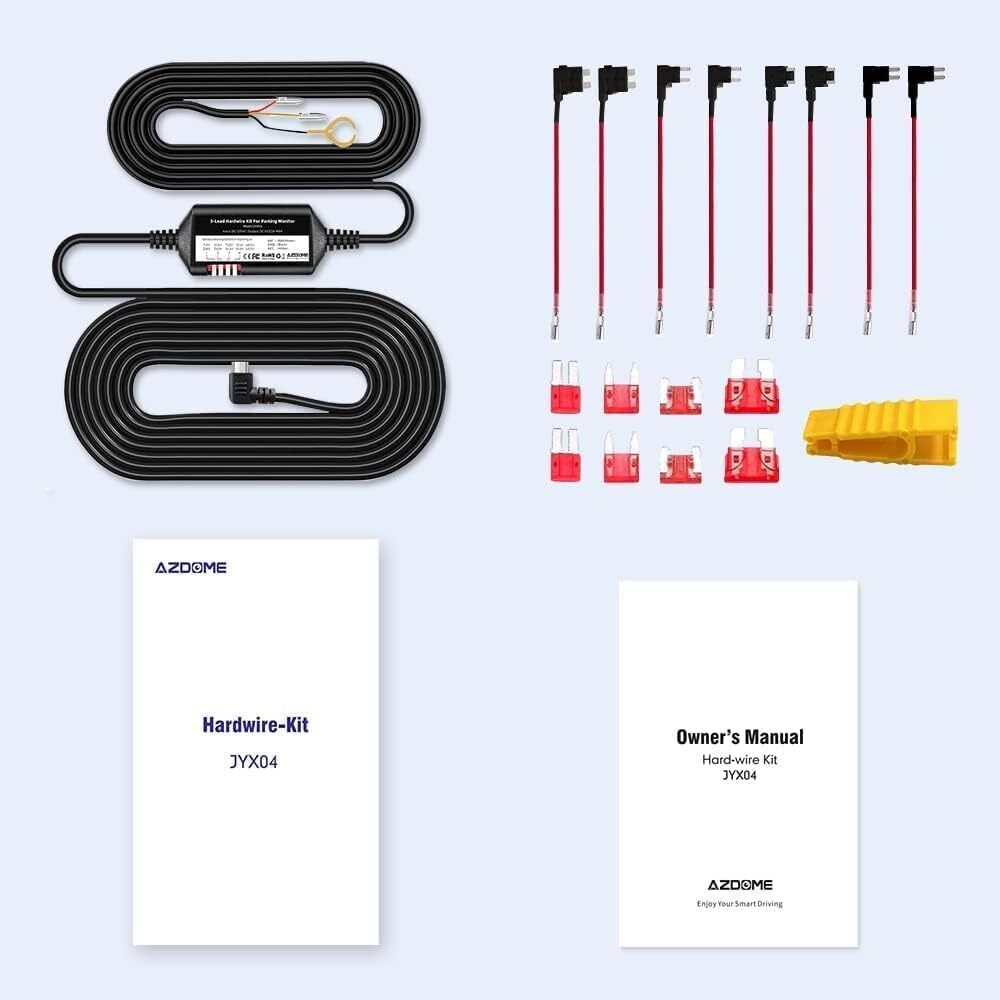 4K Front & Rear Dashcam Hardwire Kit