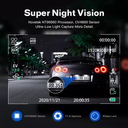 4K Driver Display Dashcamera